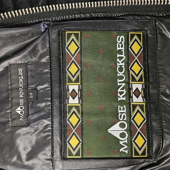 Moose knuckles quilted leather jacket - Picture 4 of 6